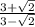 \frac{3+\sqrt{2} }{3-\sqrt{2} }