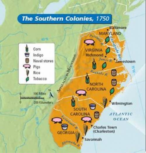 which colony do.you think found it easier to establish farmlands, South Carolina or Massachusetts? W