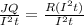 \frac{JQ}{I^2t}=\frac{R(I^2t)}{I^2t}