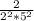 \frac{2}{2^2 * 5^2}