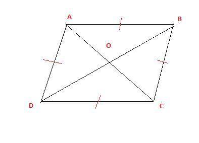 Prove:  if the four sides of a quadrilateral are equal, the quadrilateral is a rhombus. given:  ab =