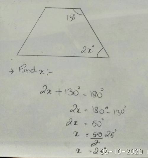 What is the value of the x in the figure HELP ME ASAP