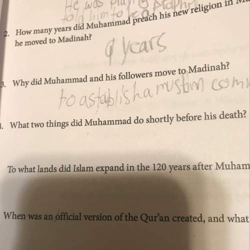What two things did muhammad do shortly before his death