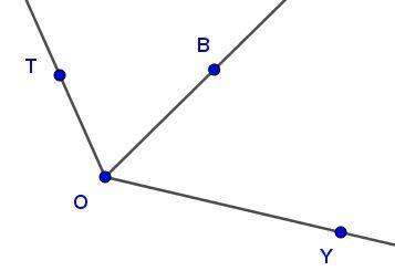 In the figure, ray ob bisects ∠toy.if m∠toy = 8x - 36 and m∠tob = x + 24, what is m∠boy?