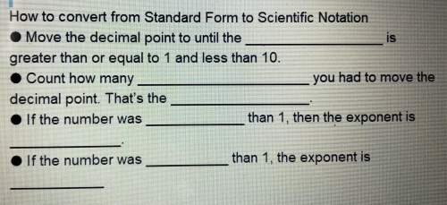 How to convert from standard form to scientific notation