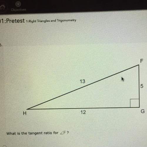 תח what is the tangent ratio for zf?