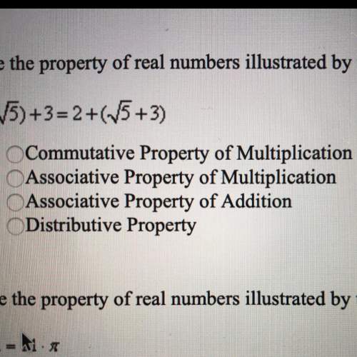 Name the property of real numbers illustrated by the equation (2+ √5) + 3=2 + (√5+3)