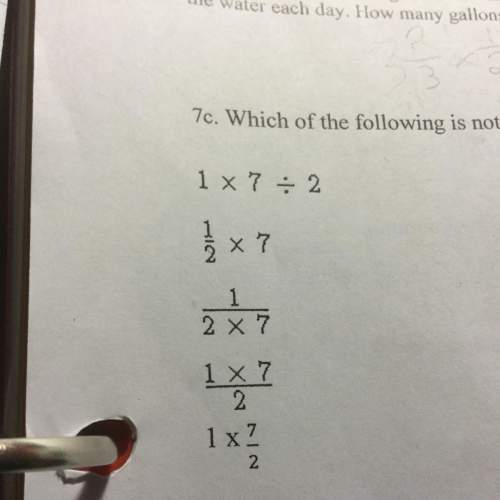 Which of the following is not equivalent to the expression 3/4 times 5/7?