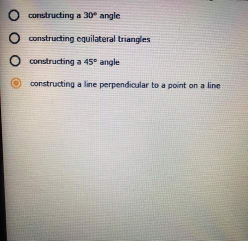 All of the following constructions start with a line segment except what?