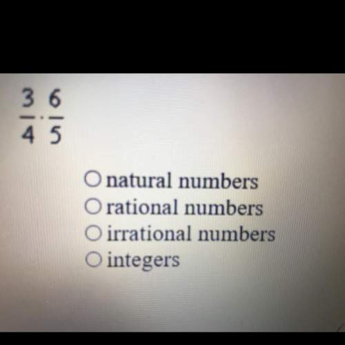 To which set of numbers does the product of the following numbers belong?