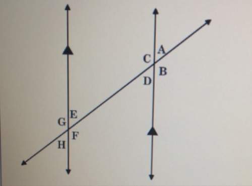 Name a pair of alternate interior angles in the picture below. a. a and h b. c and f c. e and c d. e