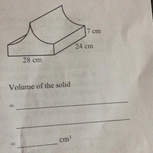 Use 22/7 to find the volume of this.
