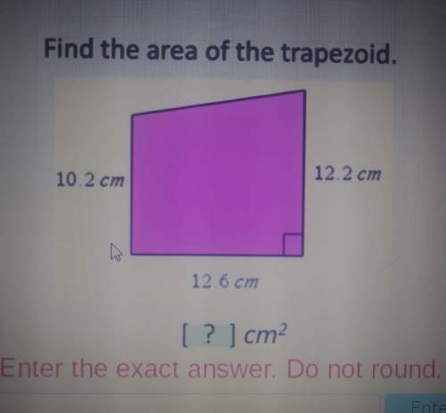 Find the area of the trapezoid.