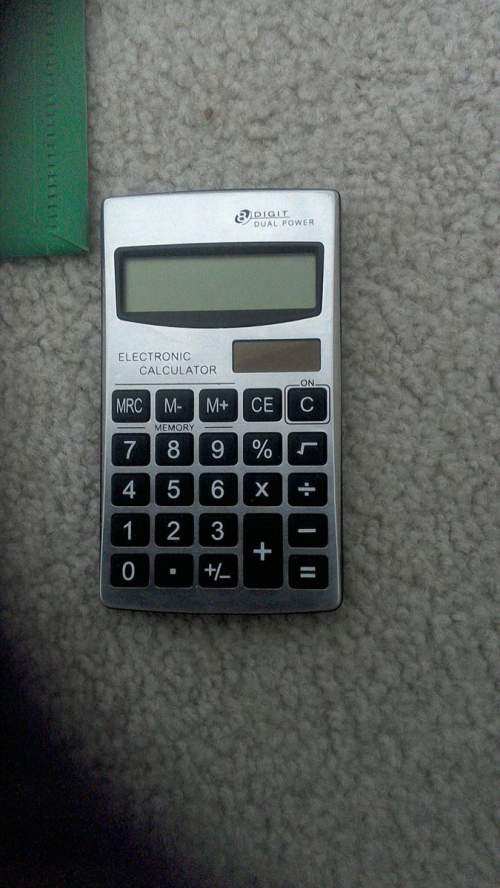 How do you type in negative numbers into my calculator in the picture