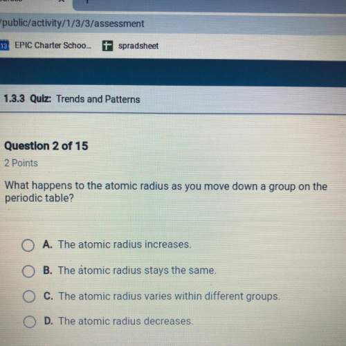 What happens to the atomic radius as you move down a group on the periodic table