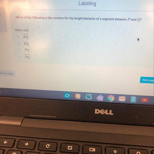 Which of the following is the notation for the length/distance of a segment between p and q