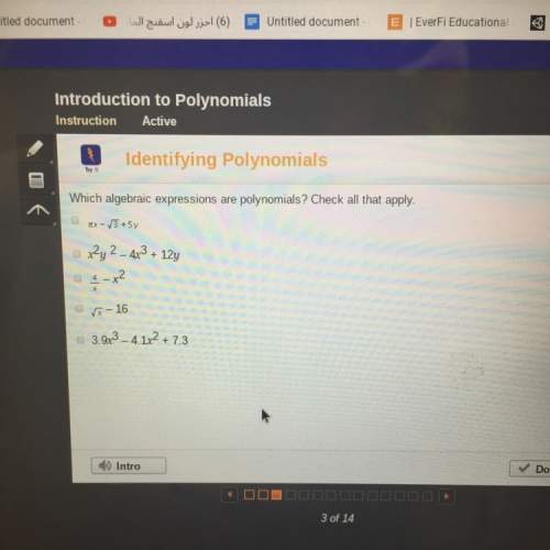 Which ones are polynomials? plz hurry