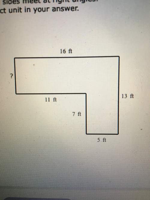 Find the missing side length. assume that all intersecting sides meet at right angles. b