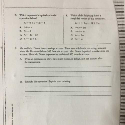 Pls me asal for 7, 8, and 9. a and b! (show ) + lots if (be specific on which your answering)