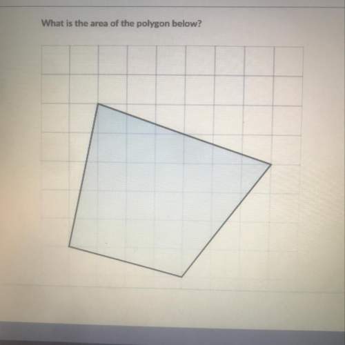 What is the area if the polygon below?