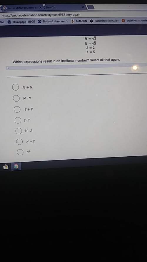 Which expressions result in an irrational number?