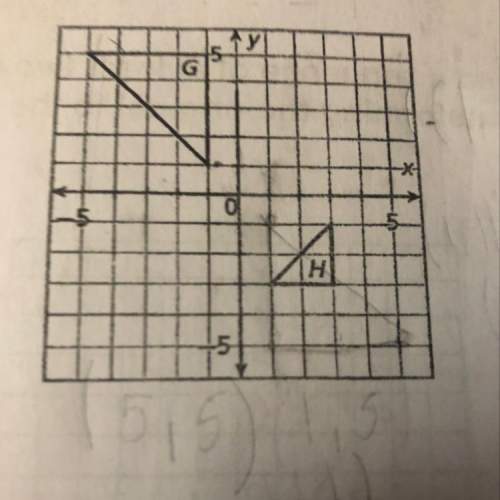 Describe a sequence of translations, reflections, or rotations that would transform figure g i