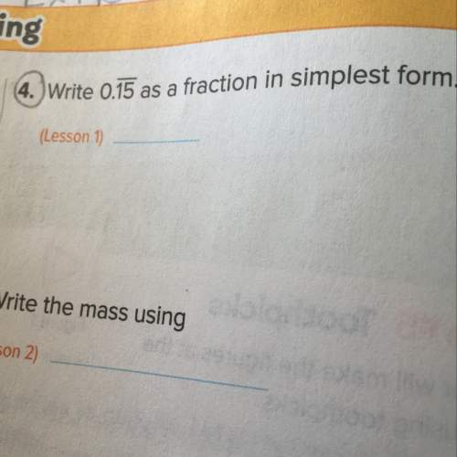 0.15 repeating as a fraction in simplest form and show/ tell work u : )