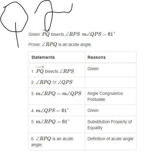 1. what is the reason for statement 3 of the two-column proof?  angle addition postulate