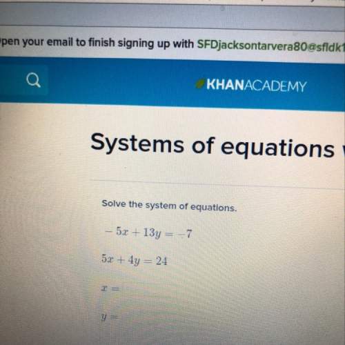 Solve with elimination. what does x &amp; y =