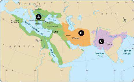 Which of the following answer choices correctly identifies the three islamic empires?  a