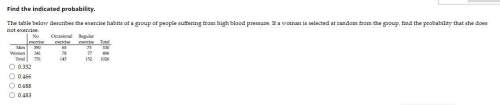 How to find the indicated probability to this problem? this is a homework practice. show your work.