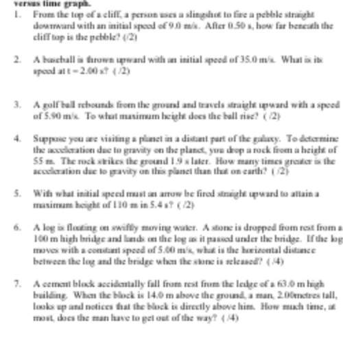 Can some on pls give me the formula and answer for these physics questions?