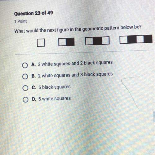 What would the next figure in the geometric pattern below be?  od do no o a. 3 whi