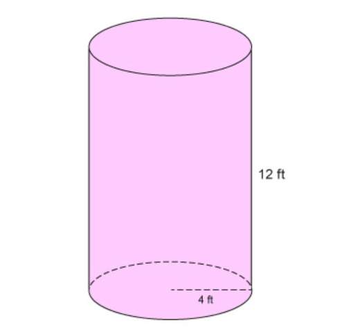 What is the value of the ratio of the surface area to the volume of the cylinder?