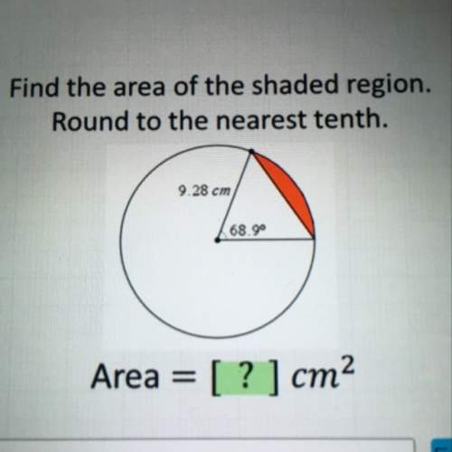 Find the area of the shaded region. !  brainliest to who gets it right !