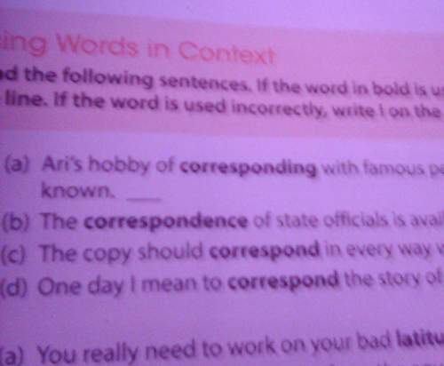 Which sentence uses the word correctly