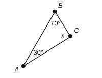 What is the value of x?  enter your answer in the box. x =