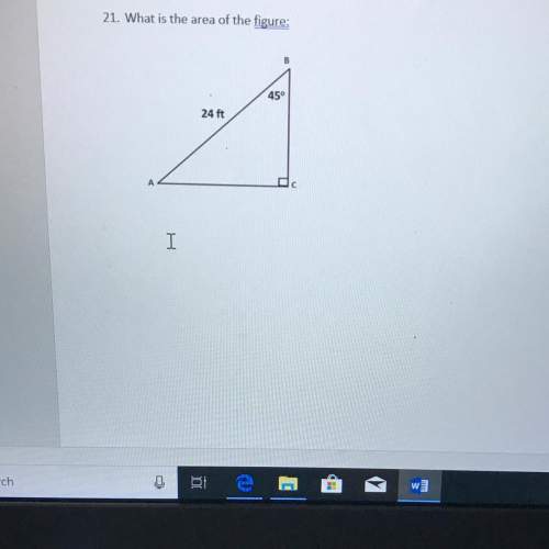 What is the area of the triangle below? explain too.