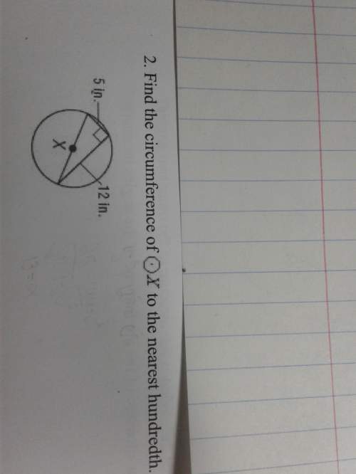 Find the circumference of circle x to the nearest hundredth