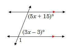 What is the value of angle 1 a.45 degrees b.60 degrees c.120 degrees d.125 d