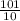 \frac{101}{10}