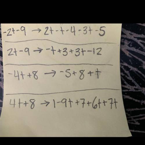 Match the simplified expressions to an equivalent expression