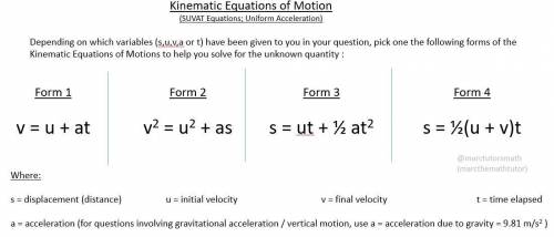 if a car has a constant acceleration of 4 m/s^2, starting from rest, how fast is it traveling after