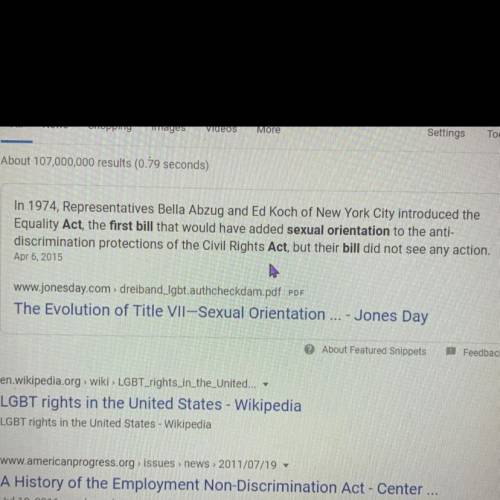 What was the first federal law to include the term sexual orientation?