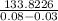 \frac{133.8226}{0.08-0.03}