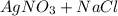 AgNO_{3} + NaCl