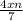 \frac{4xn}{7}