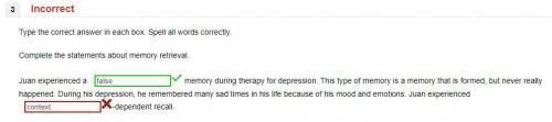 Pls help (psychology)

Juan experienced a  memory during therapy for depression. This type of memory