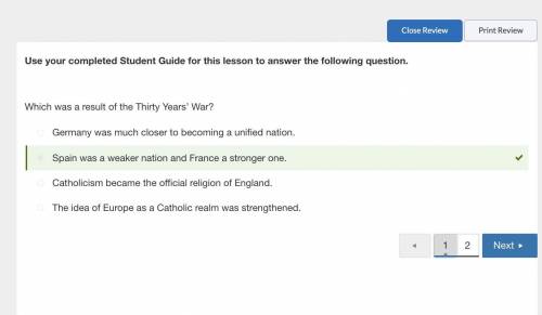 Which was a result of the Thirty Years’ War?

 
1/ Catholicism became the official religion of Engla