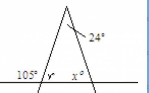 A star patterned quilt has a star with the angles shown. What is the value of x? The diagram is not